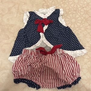 Lil Cactus patriotic outfit!